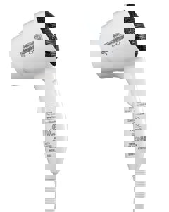 1500W 125V Wall Mount 2-Speed Hair Dryer with Nightlight in White